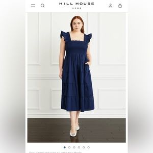 NWT Hill House Nap Dress in Navy
